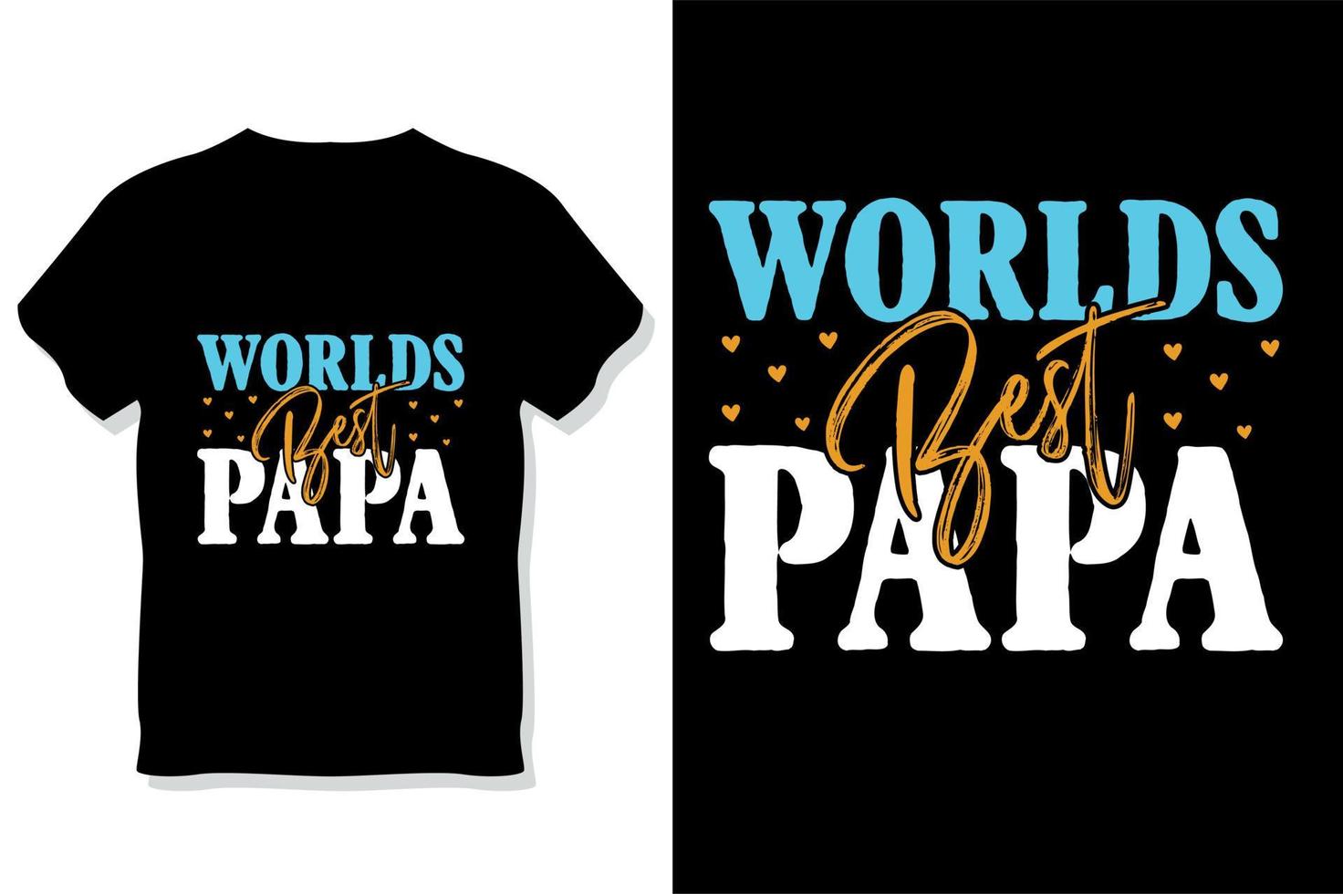 papá tipografía t camisa o padres día t camisa vector