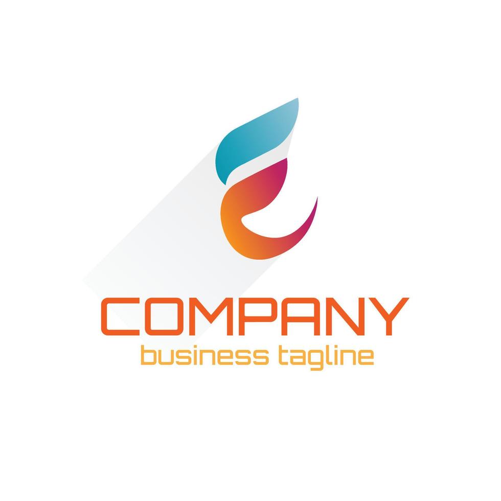 modern abstract logo design vector