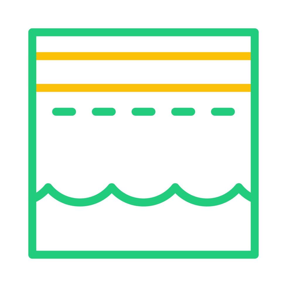 kaaba icon duocolor green yellow style ramadan illustration vector element and symbol perfect.