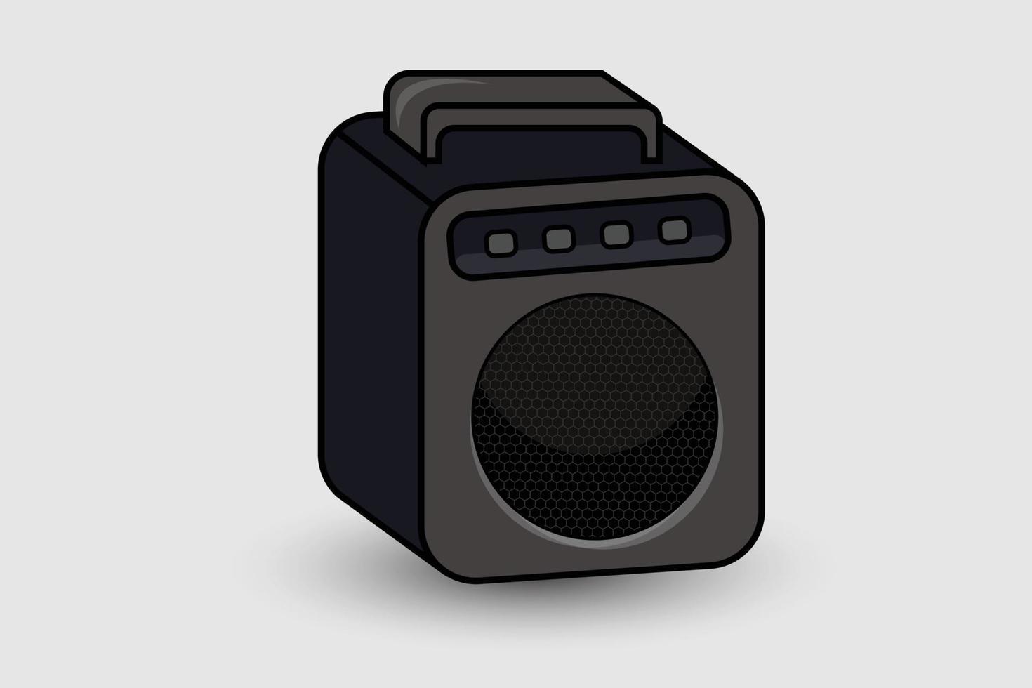 Free vector loud speakers isolated illustration