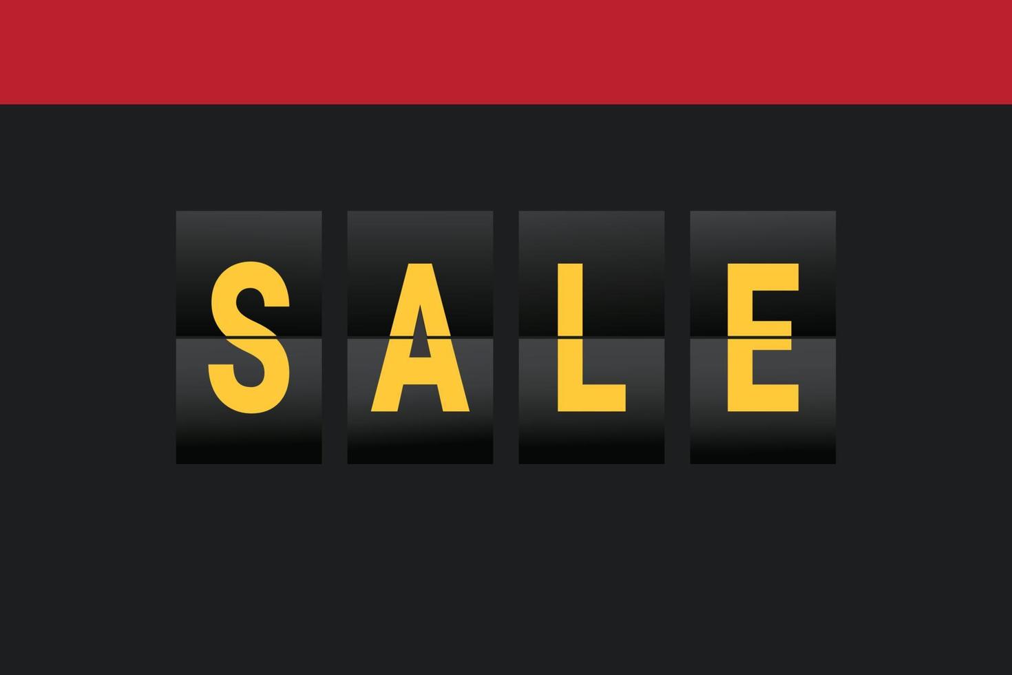 Free vector modern sale banner with text space area
