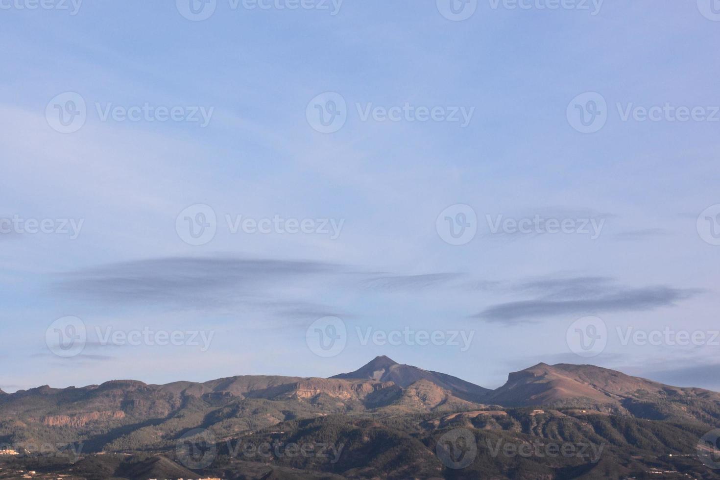 Scenic mountain landscape photo