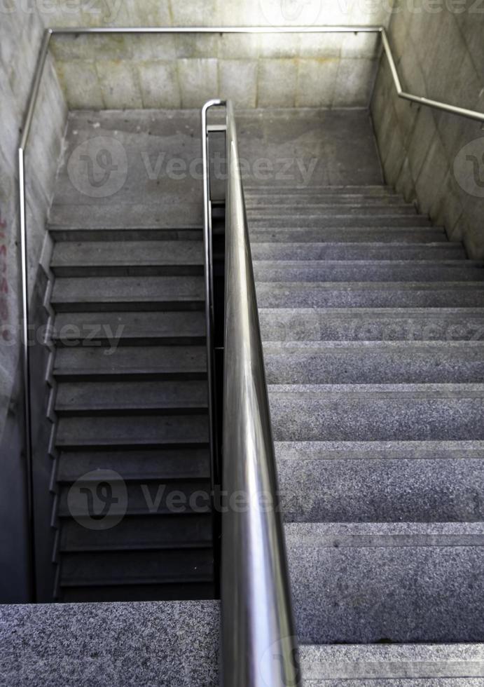 Underground access stairs photo