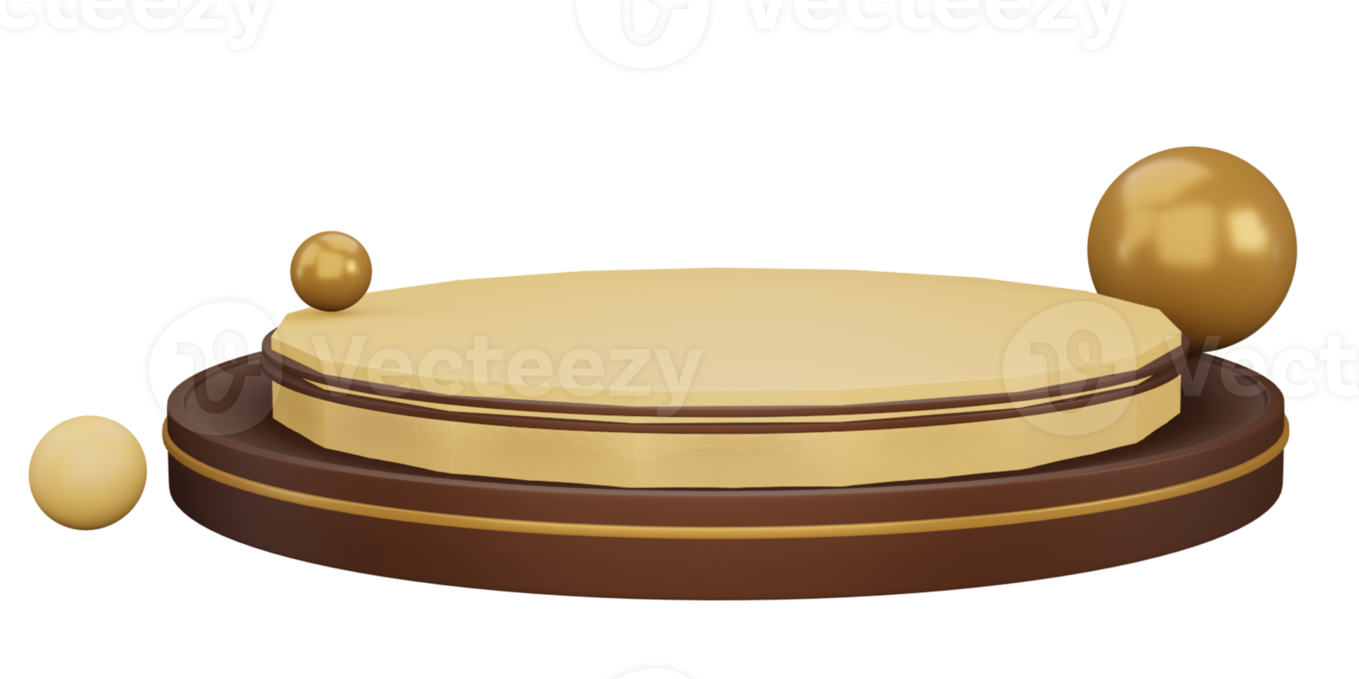 3D podium for Present Product png