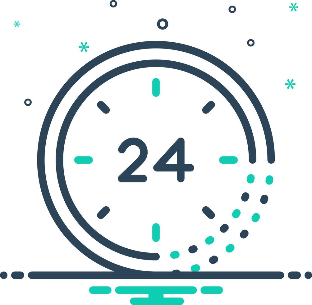 mix icon for duration vector