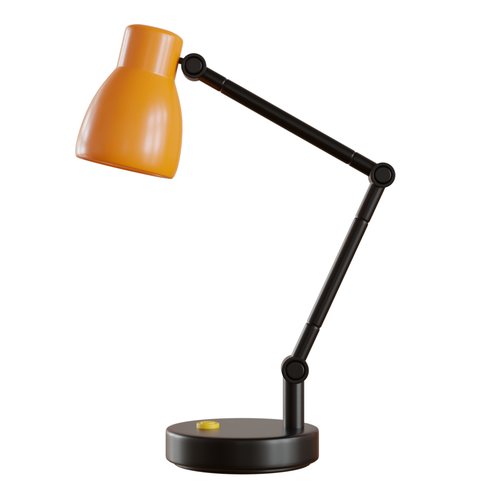 table lamp standing in room png