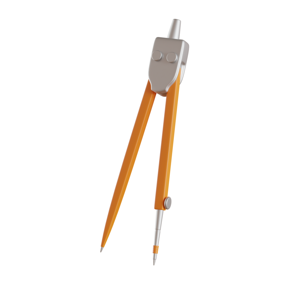 tekening gereedschap boog kompas geïsoleerd Aan transparant achtergrond png