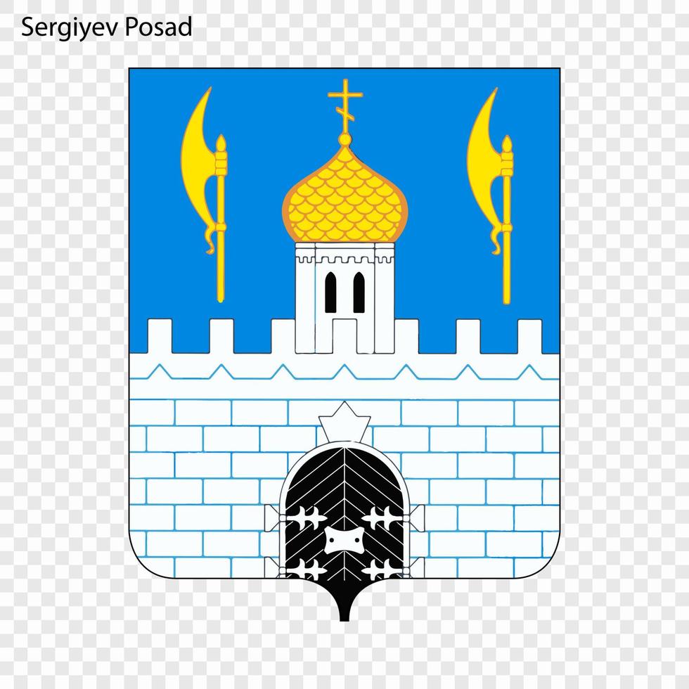 Emblem City of Russia. vector