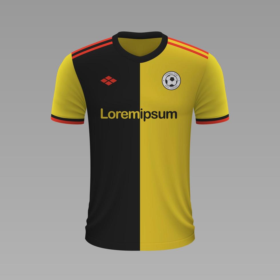 Realistic soccer shirt. Vector illustration