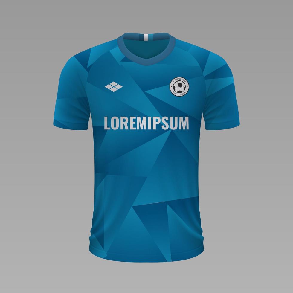 realista fútbol camisa 2020 vector