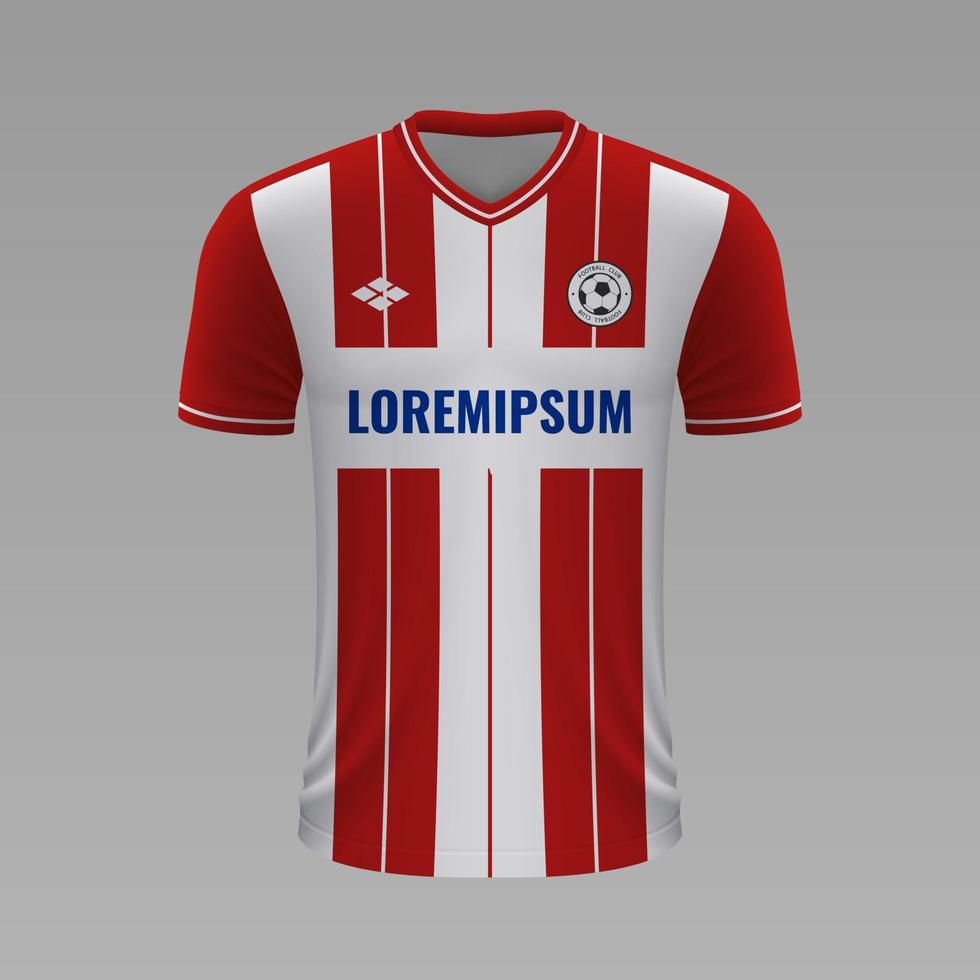 Realistic soccer shirt 2020 vector
