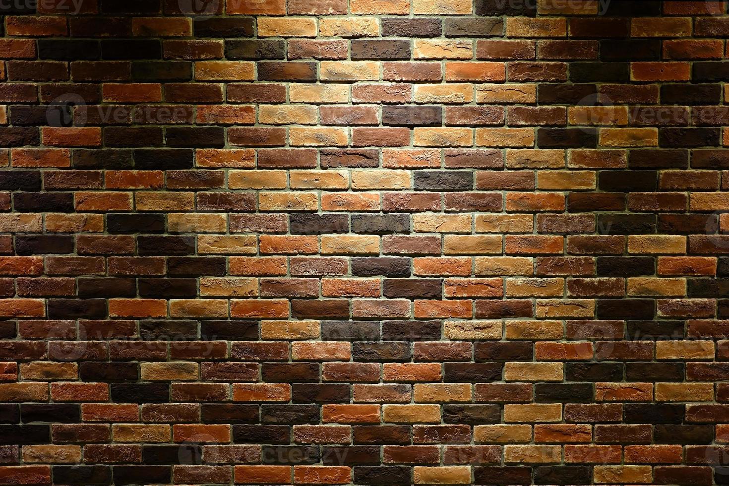 Abstract Red Brick Wall Texture Background. photo