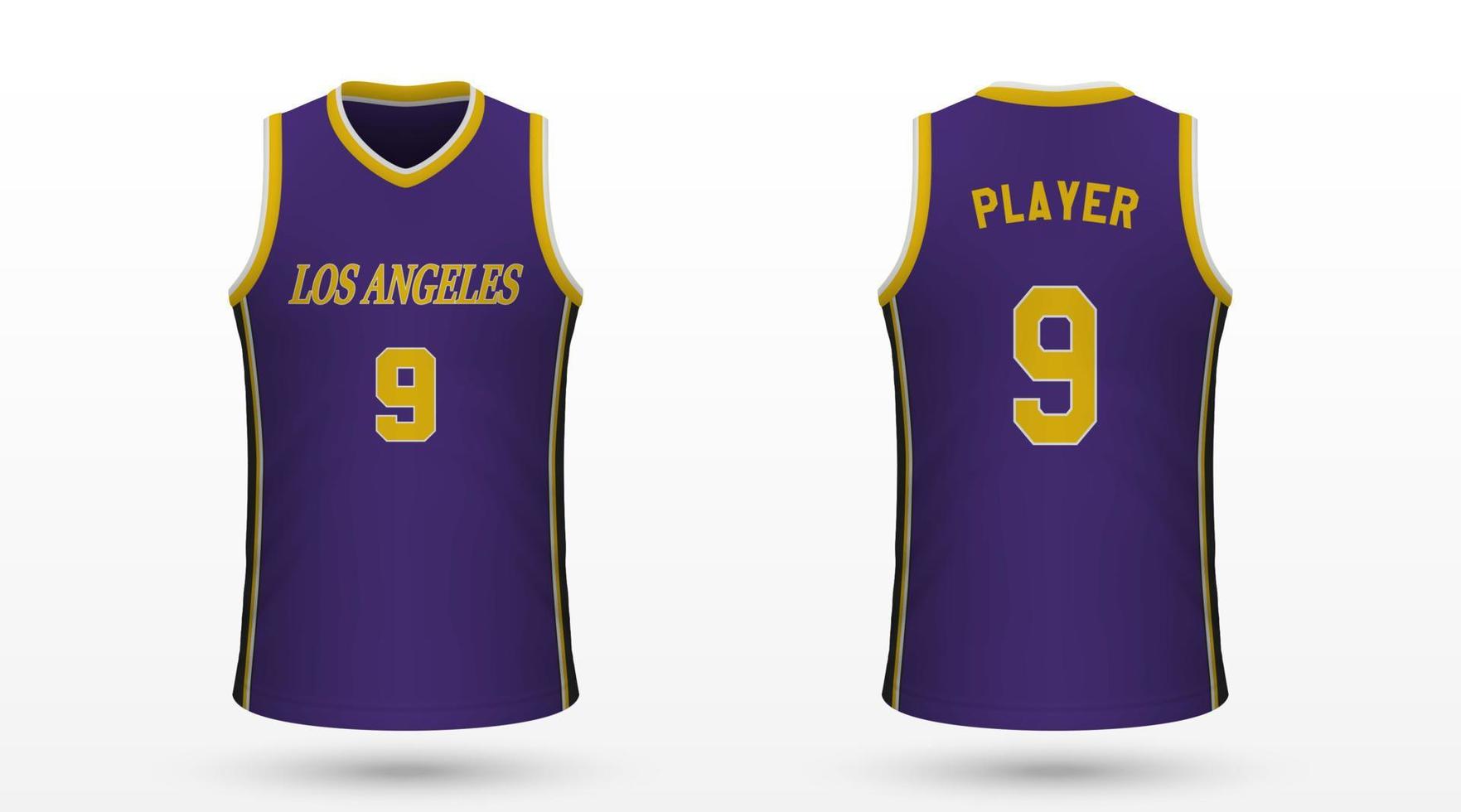 Basketball Jersey Lakers Vector Art, Icons, and Graphics for Free Download