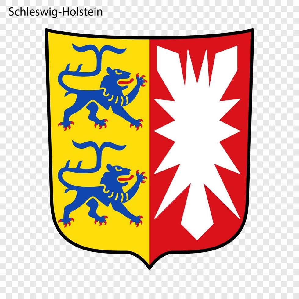 emblema de hesse, provincia de alemania vector