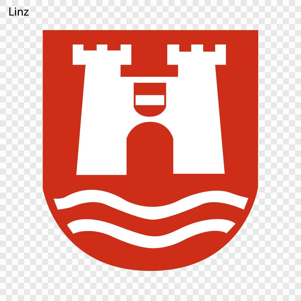 Emblem of Linz vector