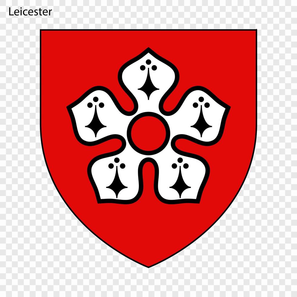 emblema de Leicester vector