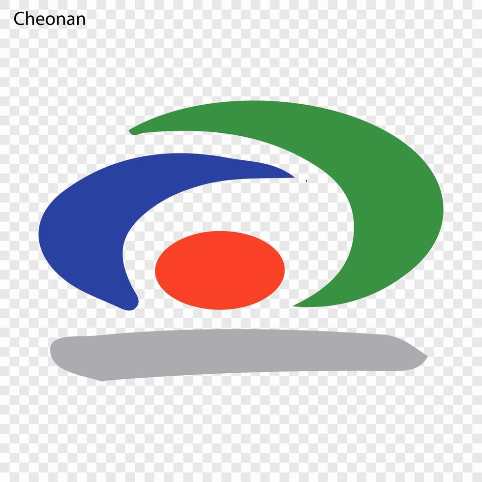 Emblem of Cheonan vector