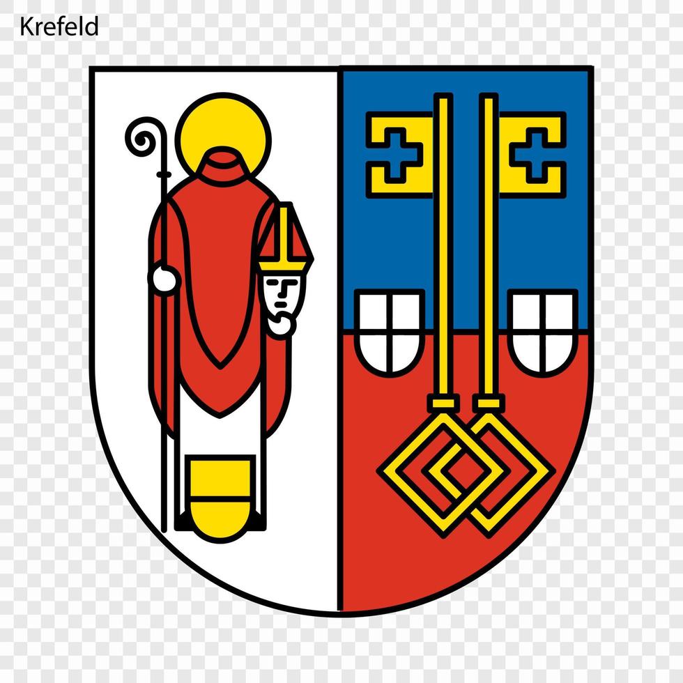 emblema de ciudad de Alemania vector