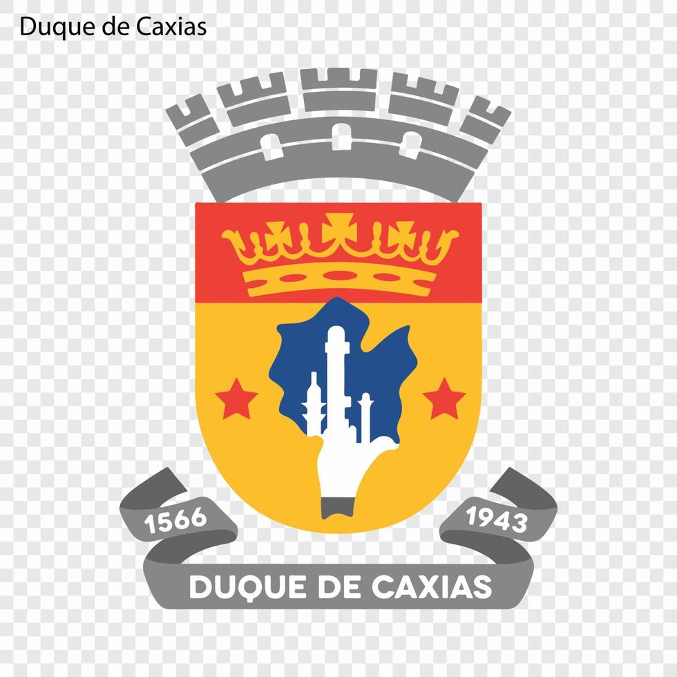 Emblem of Duque de Caxias vector