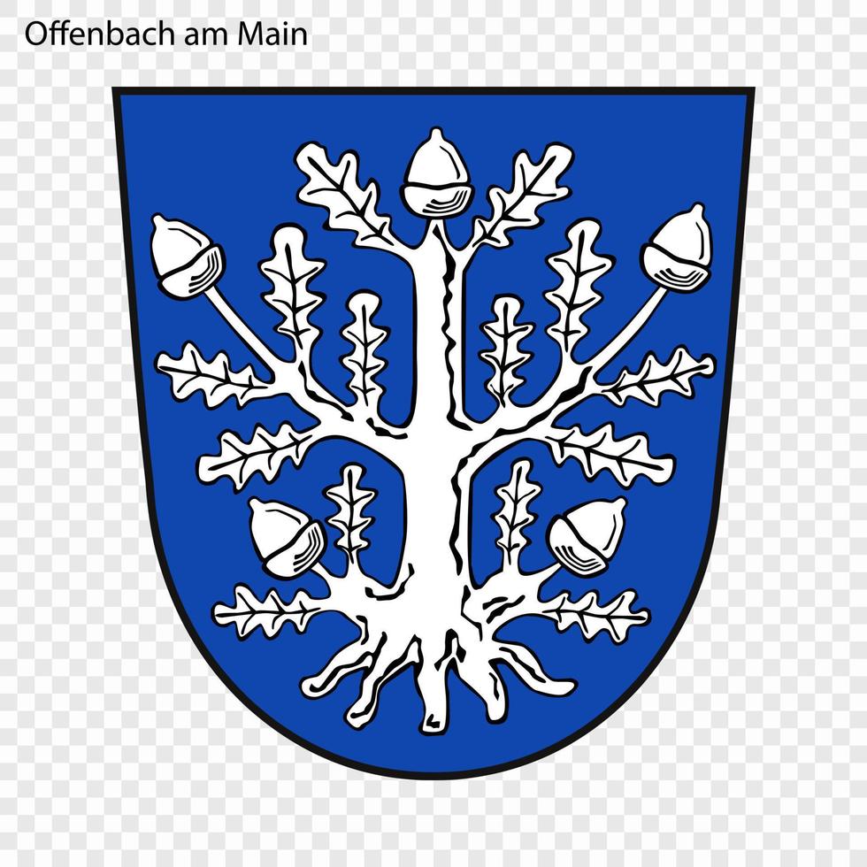 Emblem of City of Germany vector