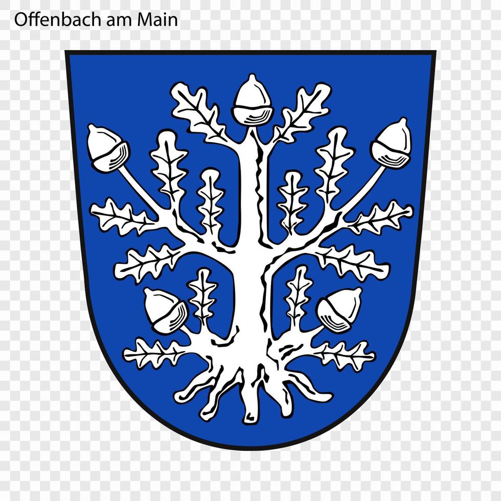 emblema de ciudad de Alemania vector