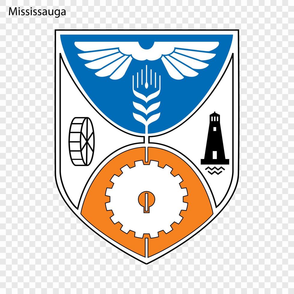 Emblem of Mississauga vector