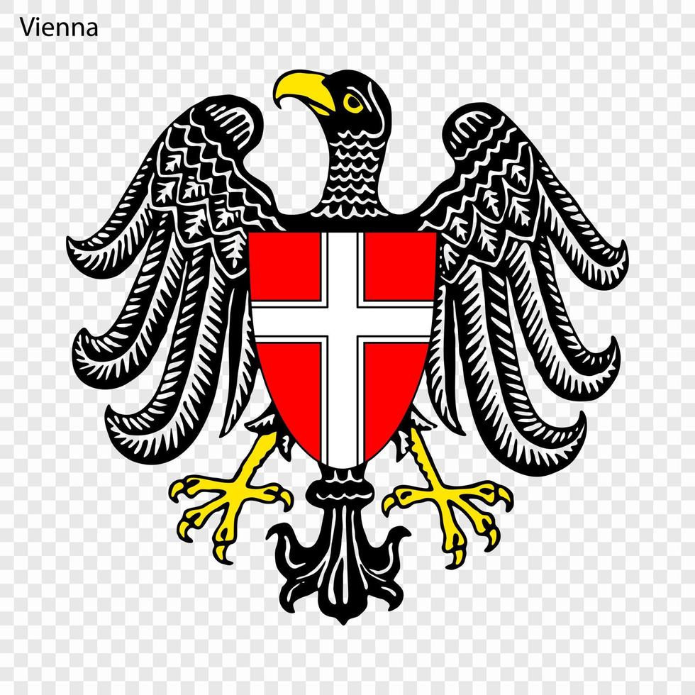 Emblem of Vienna vector
