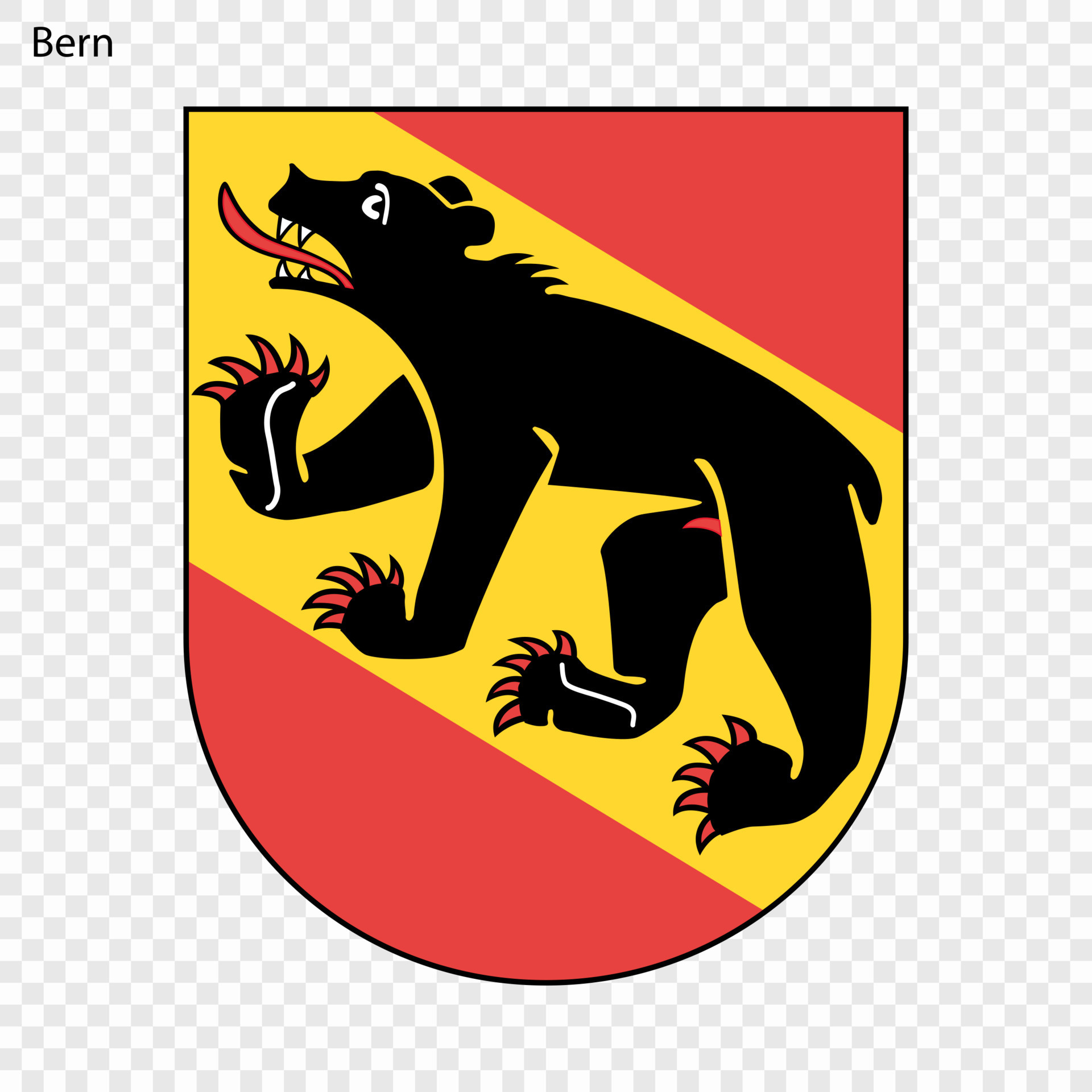 Emblem of Bern 21834786 Vector Art at Vecteezy