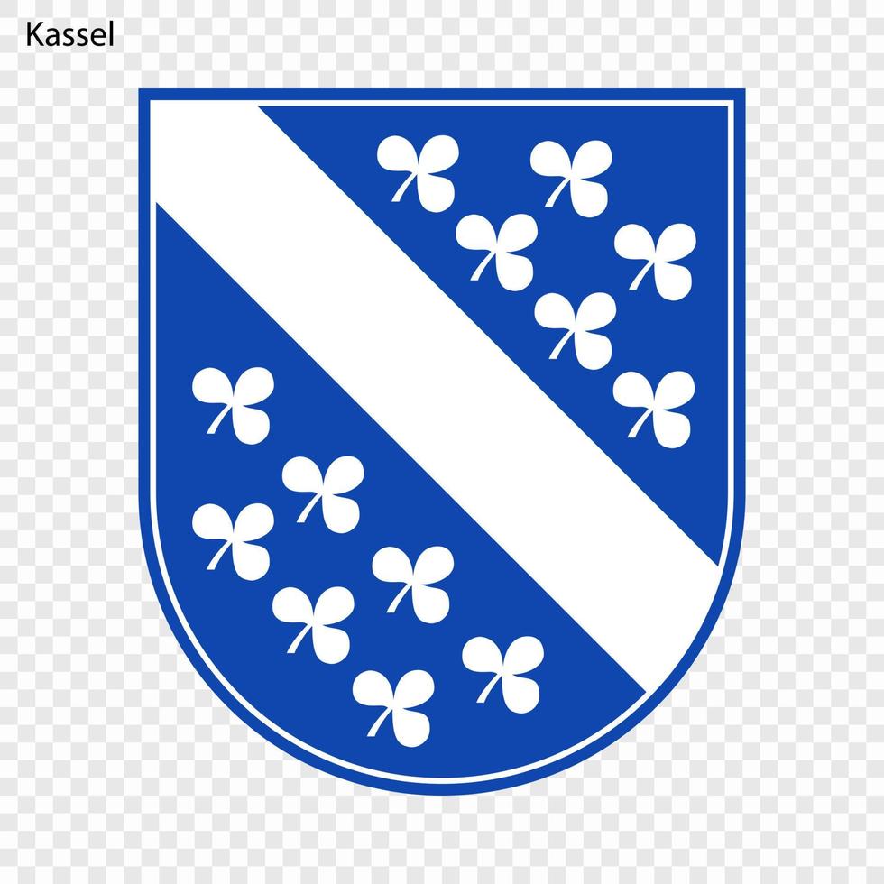 emblema de ciudad de Alemania vector