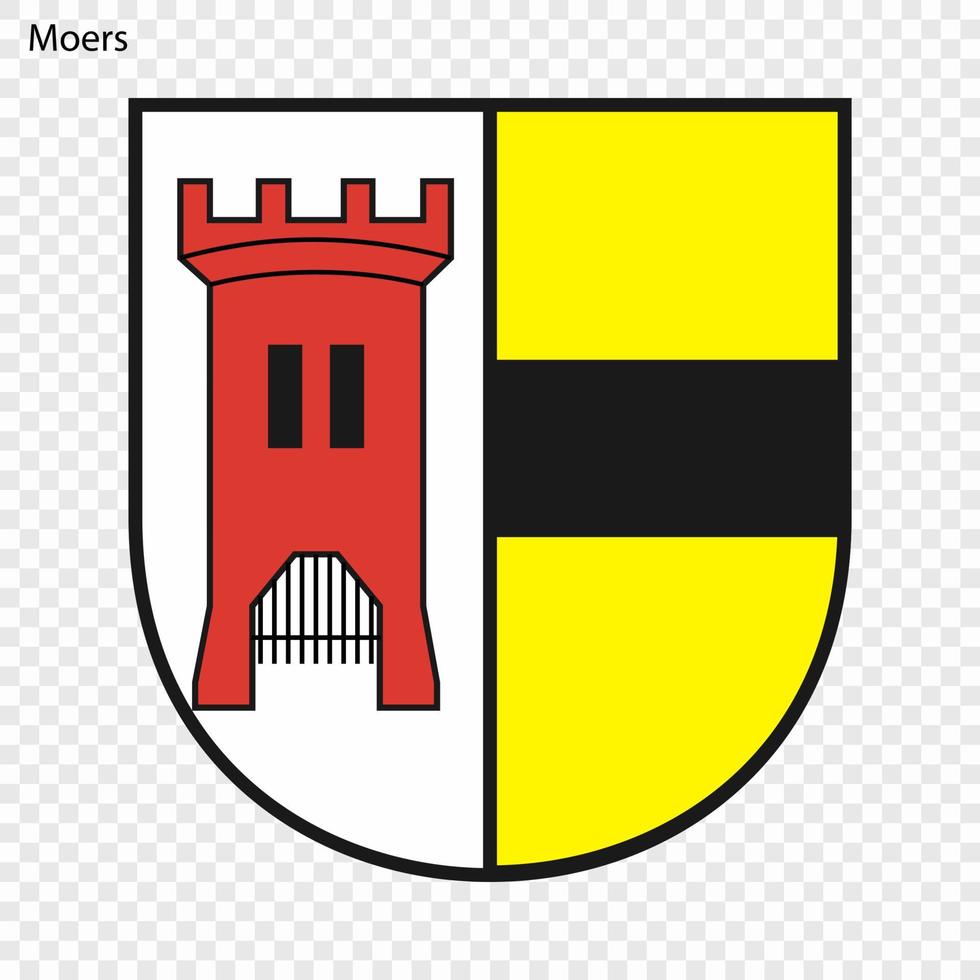 emblema de ciudad de Alemania vector