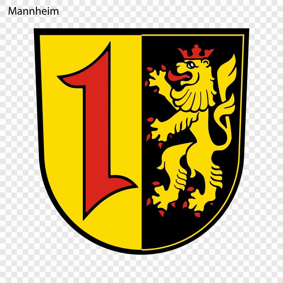 emblema de ciudad de Alemania vector