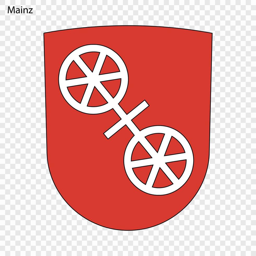 emblema de ciudad de Alemania vector