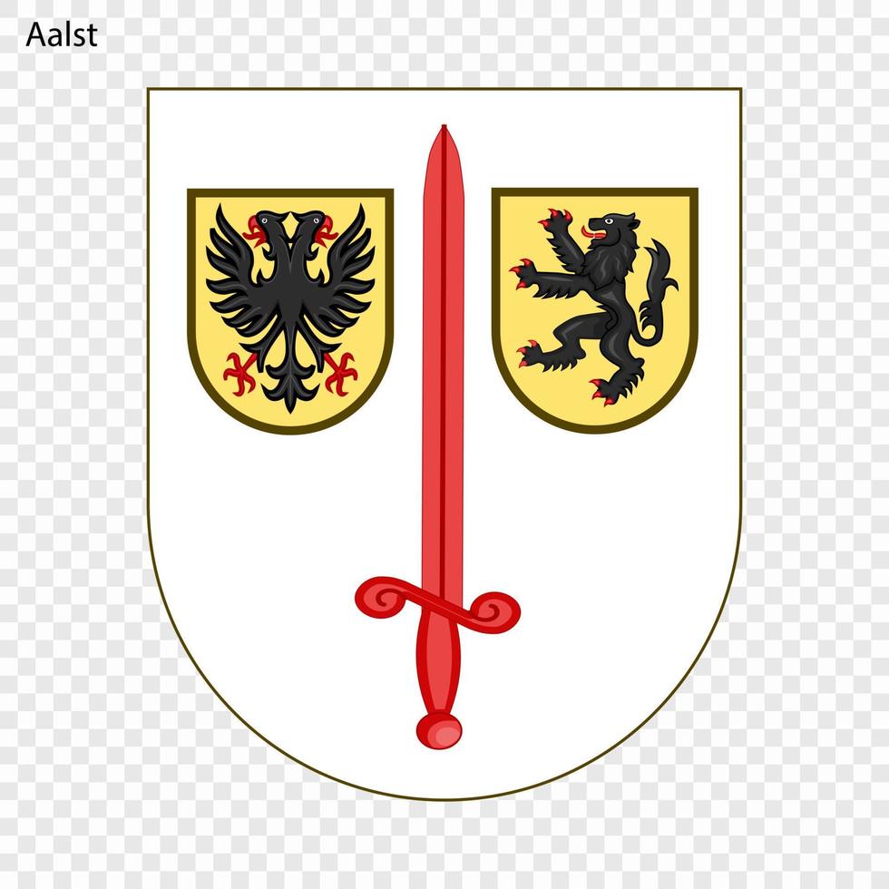 Emblem of Aalst vector