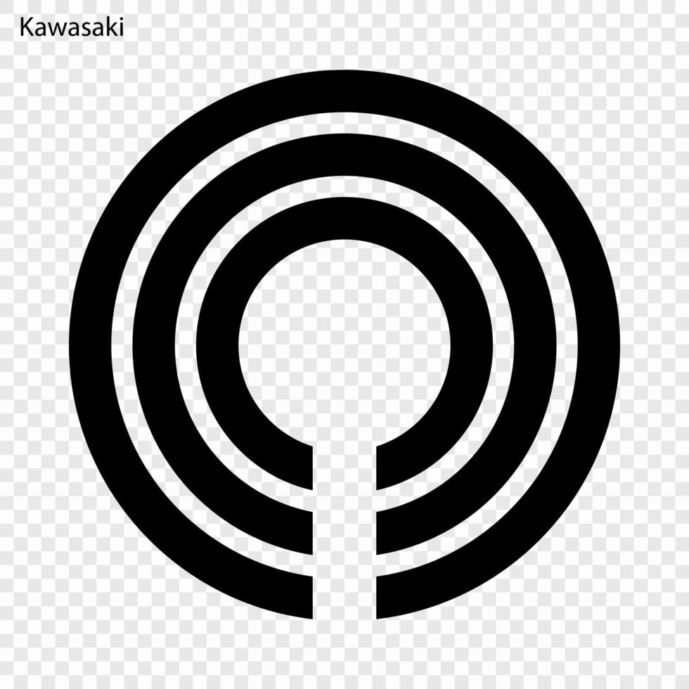 Emblem City of Japan vector