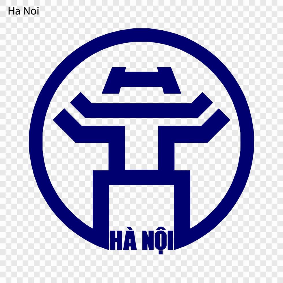 Emblem City of Vietnam vector