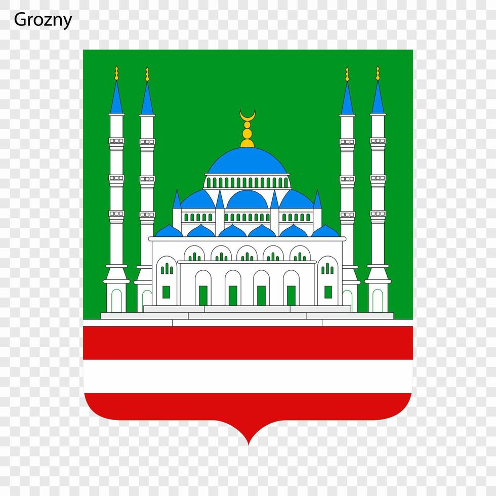 Emblem of Grozny vector
