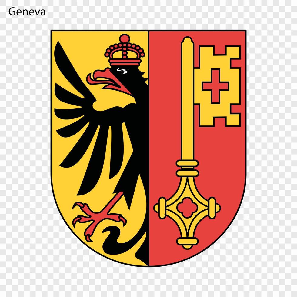 Emblem of Geneva vector