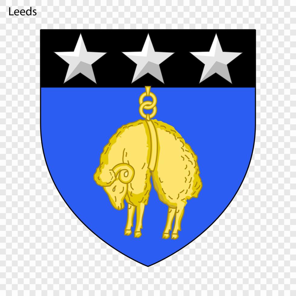 Emblem of Leeds vector