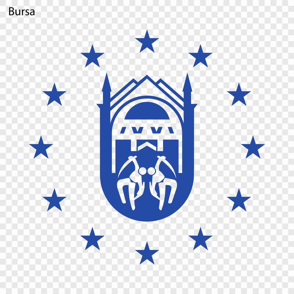 emblema de bolsa vector