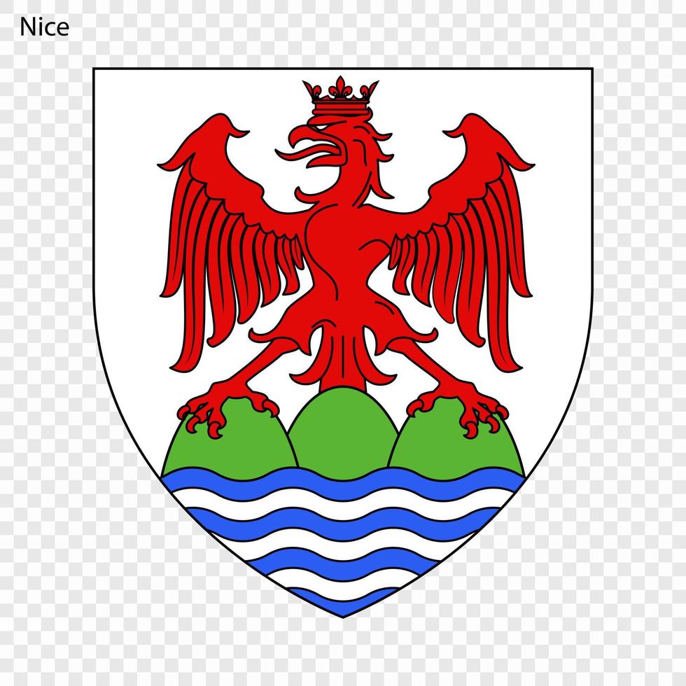 Emblem of Nice vector