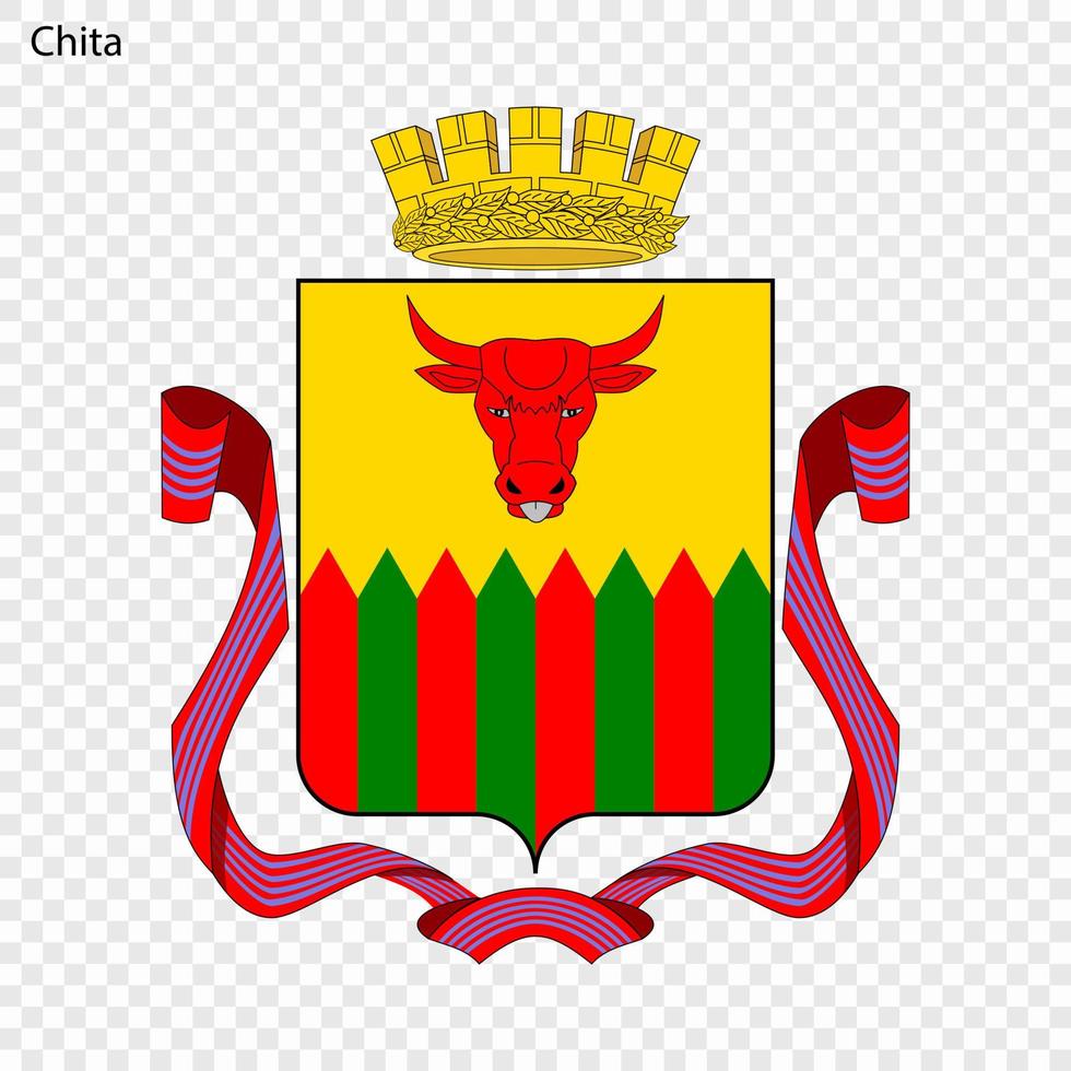 Emblem of Chita vector