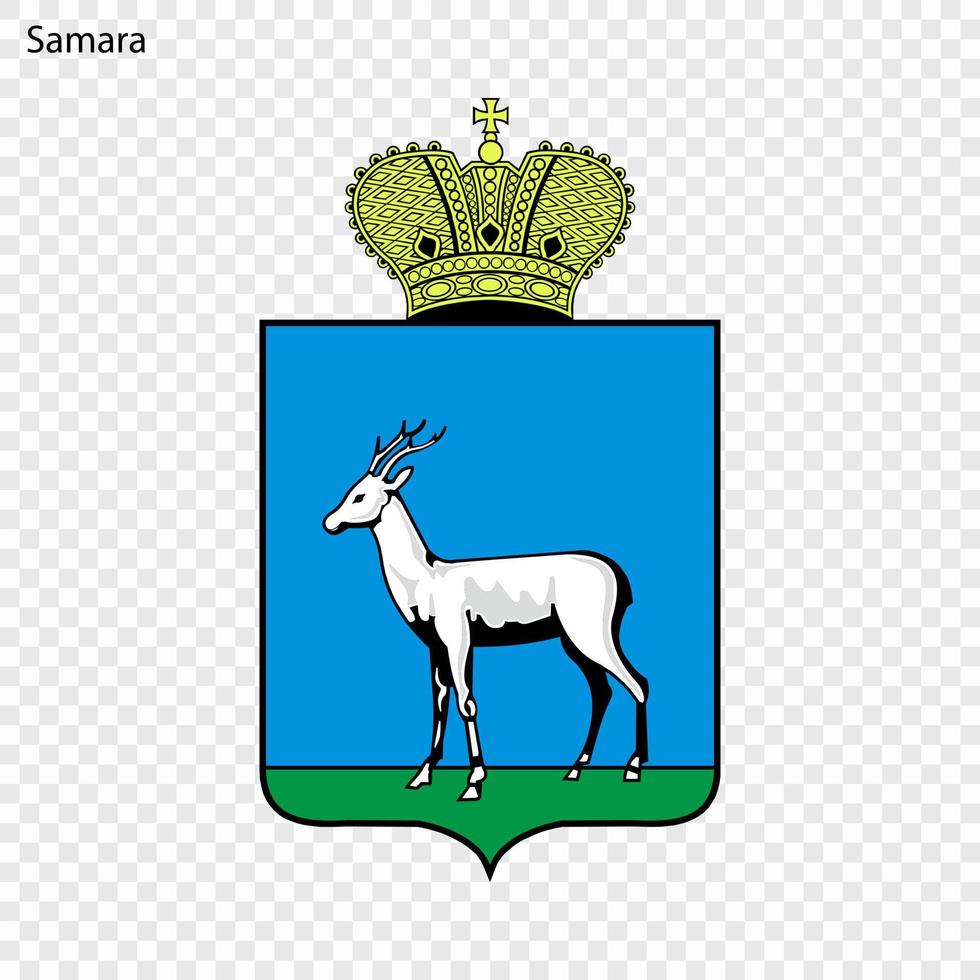 emblema de sámara vector ilustración