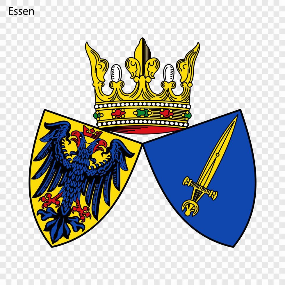 emblema de essen vector