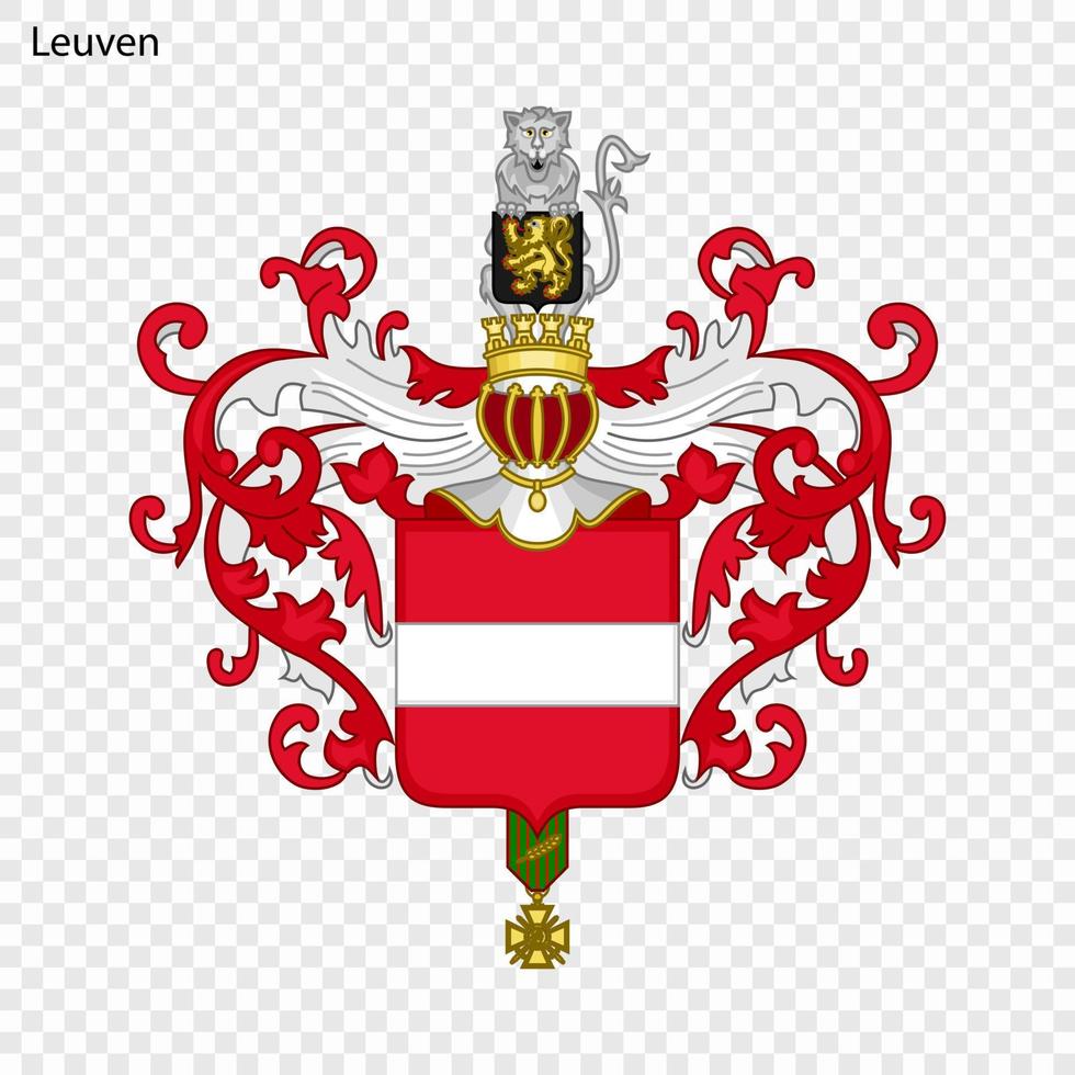 Emblem of Leuven vector