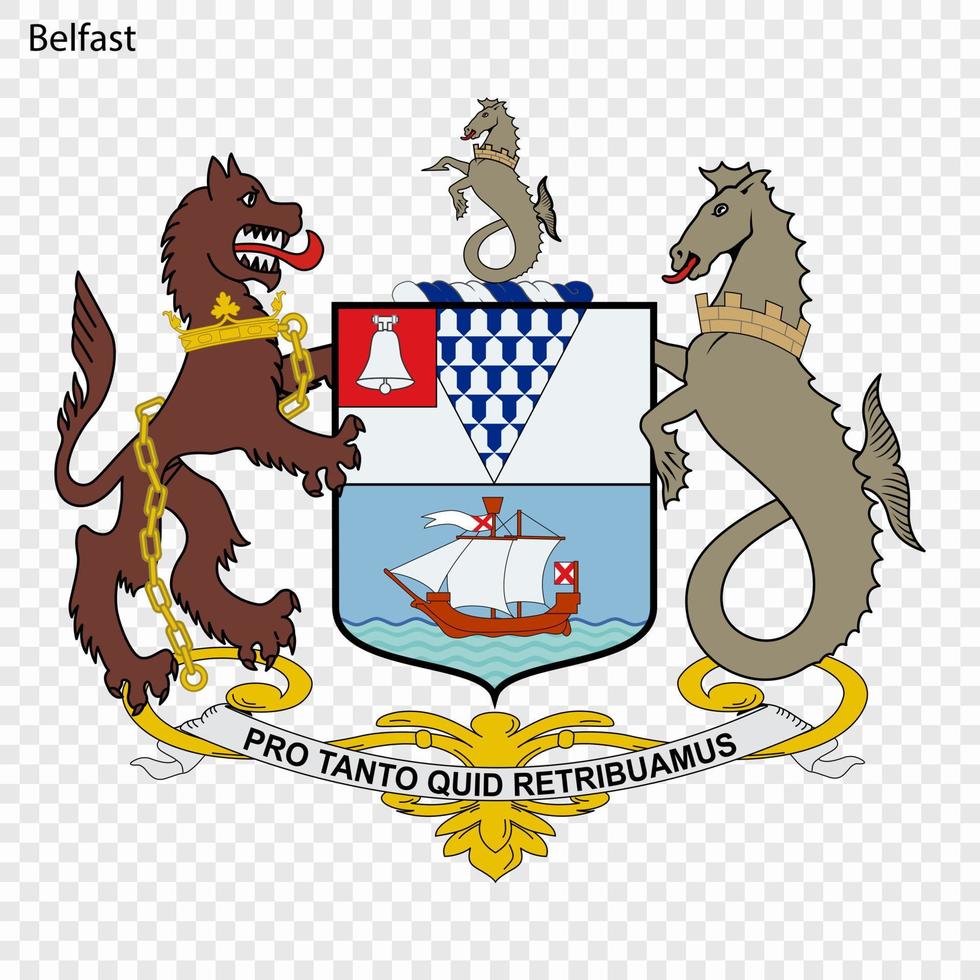 emblema de Belfast vector