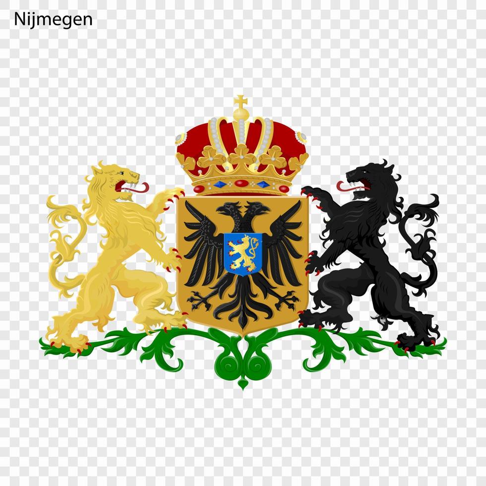 Emblem of Nijmegen vector