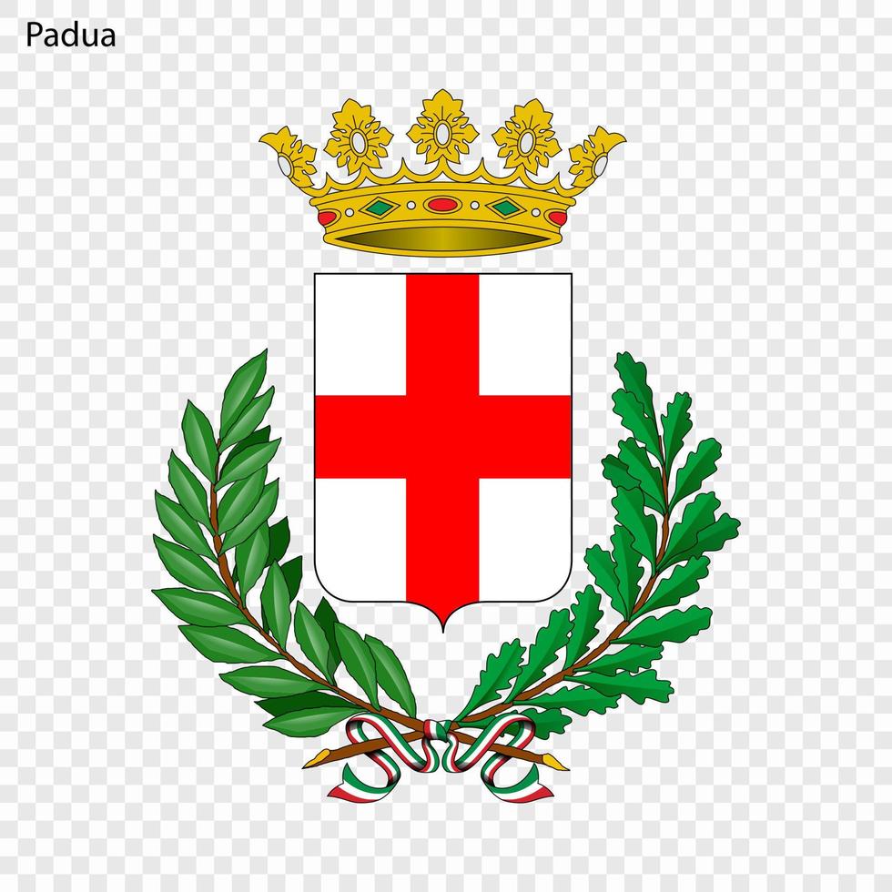 emblema de padua vector