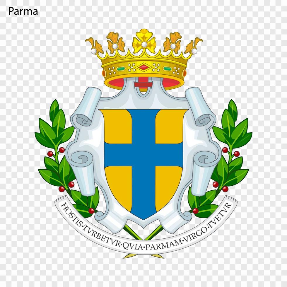 emblema de Parma. vector
