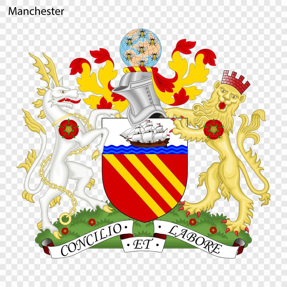 Emblem of Manchester vector
