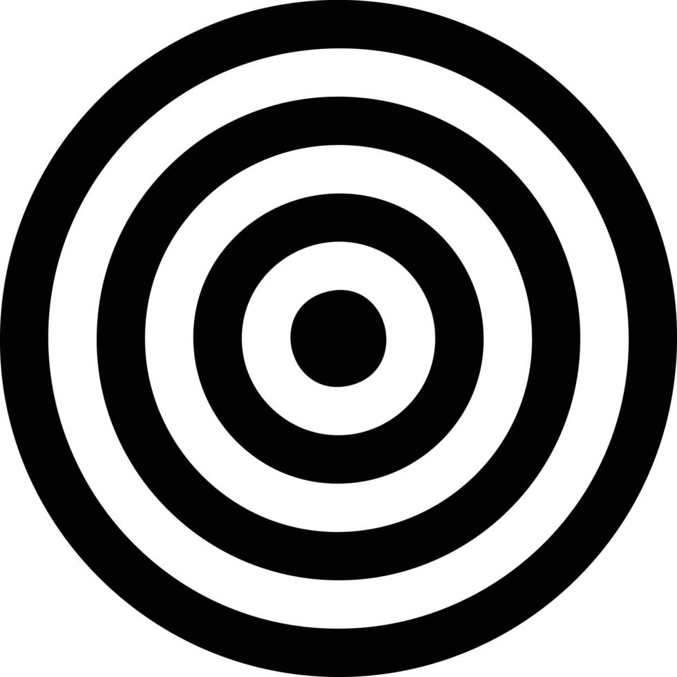 Target focus icon symbol design image, illustration of the success goal icon concept. EPS 10 vector